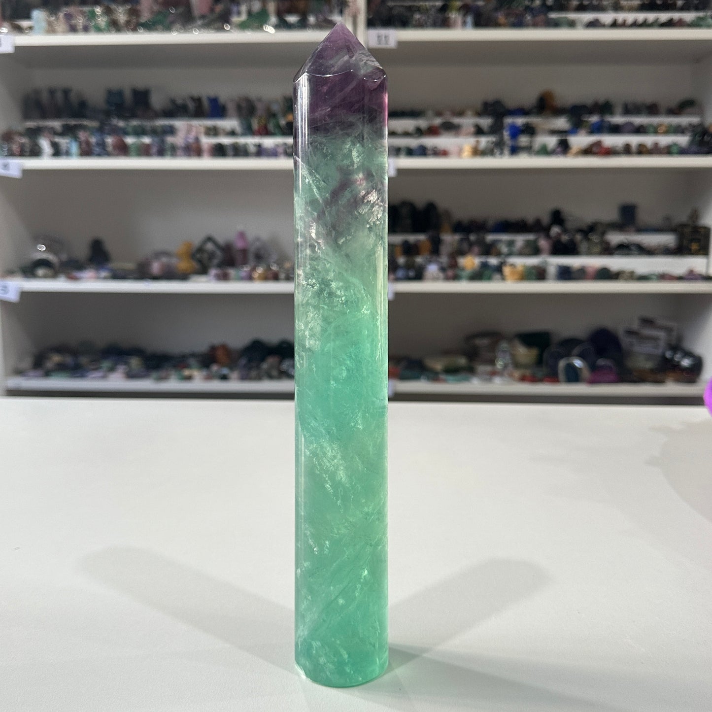 Fluorite Round Tower | 1.06kg