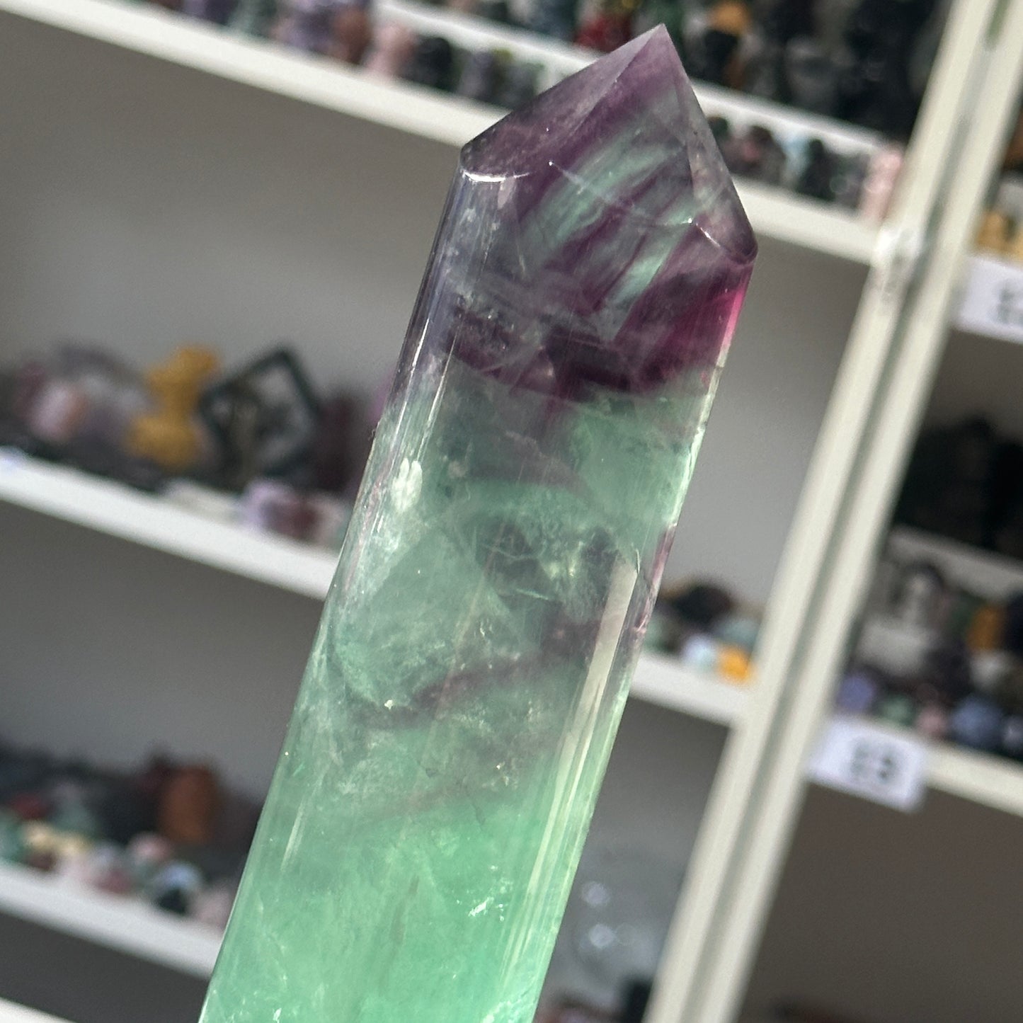 Fluorite Round Tower | 1.06kg