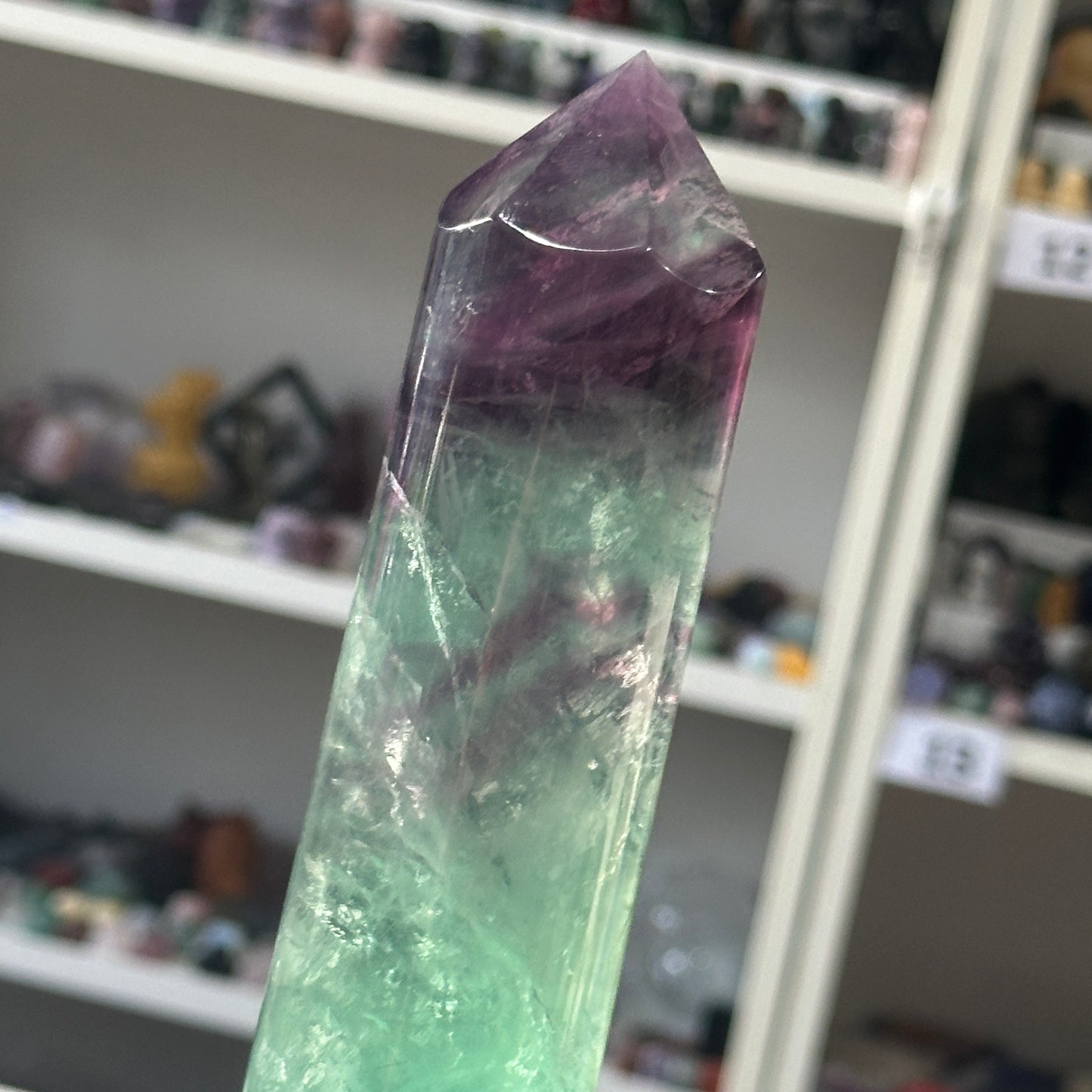 Fluorite Round Tower | 1.06kg
