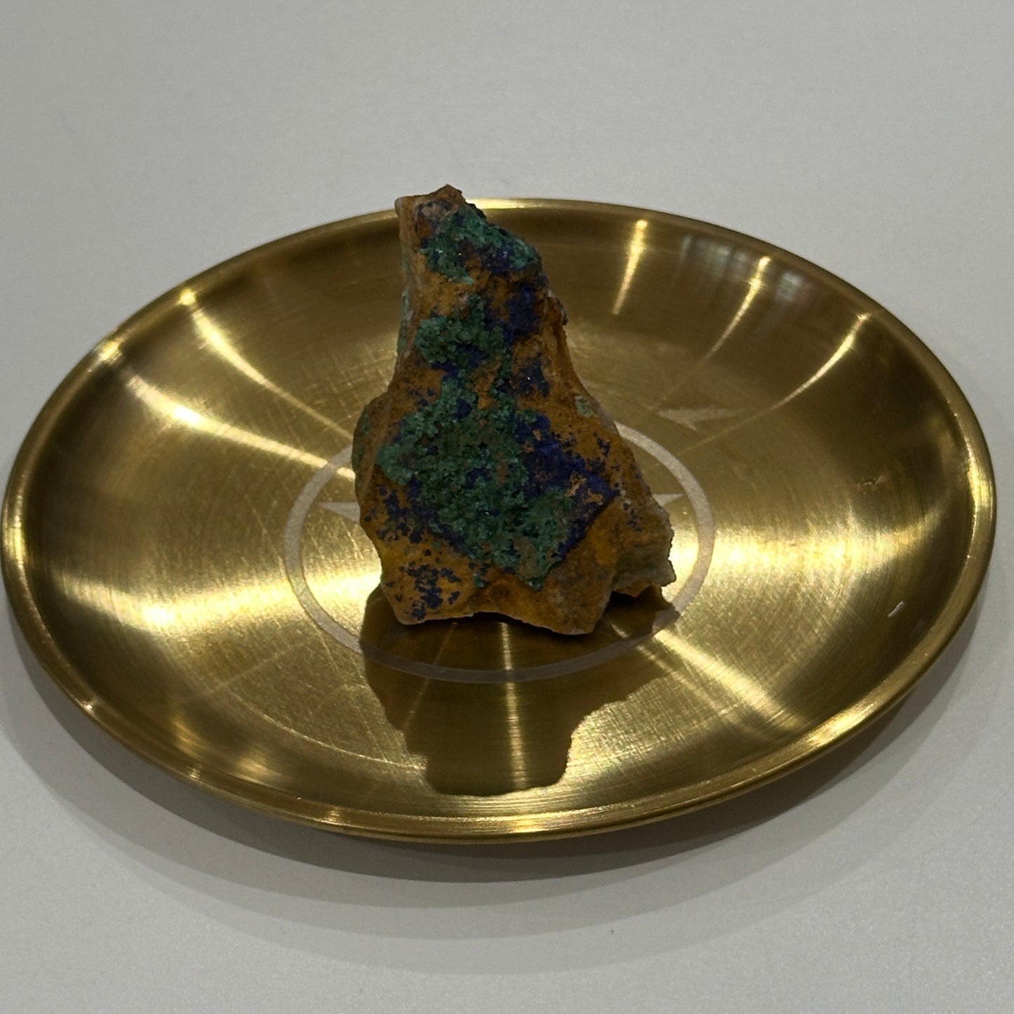 Azurite with Malachite Specimen Raw