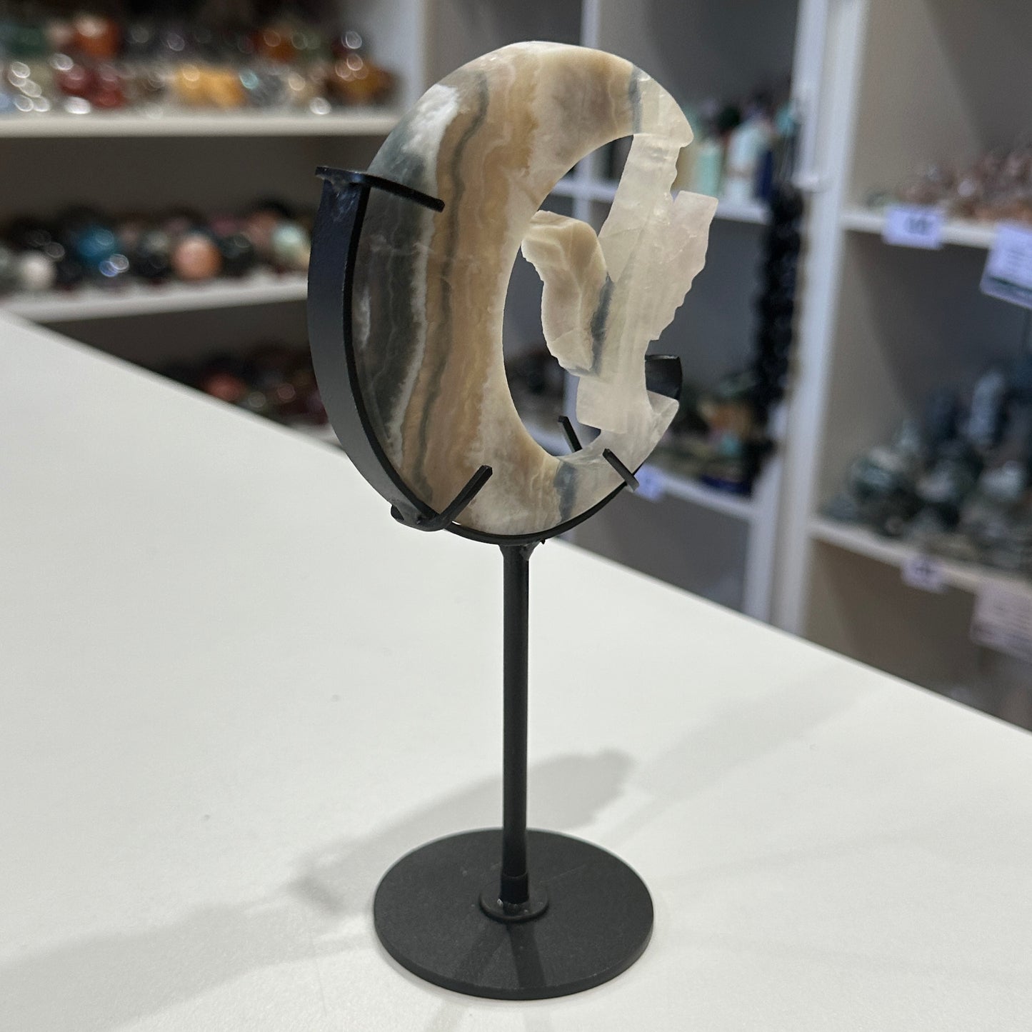 Fluorite Hummingbird on Moon