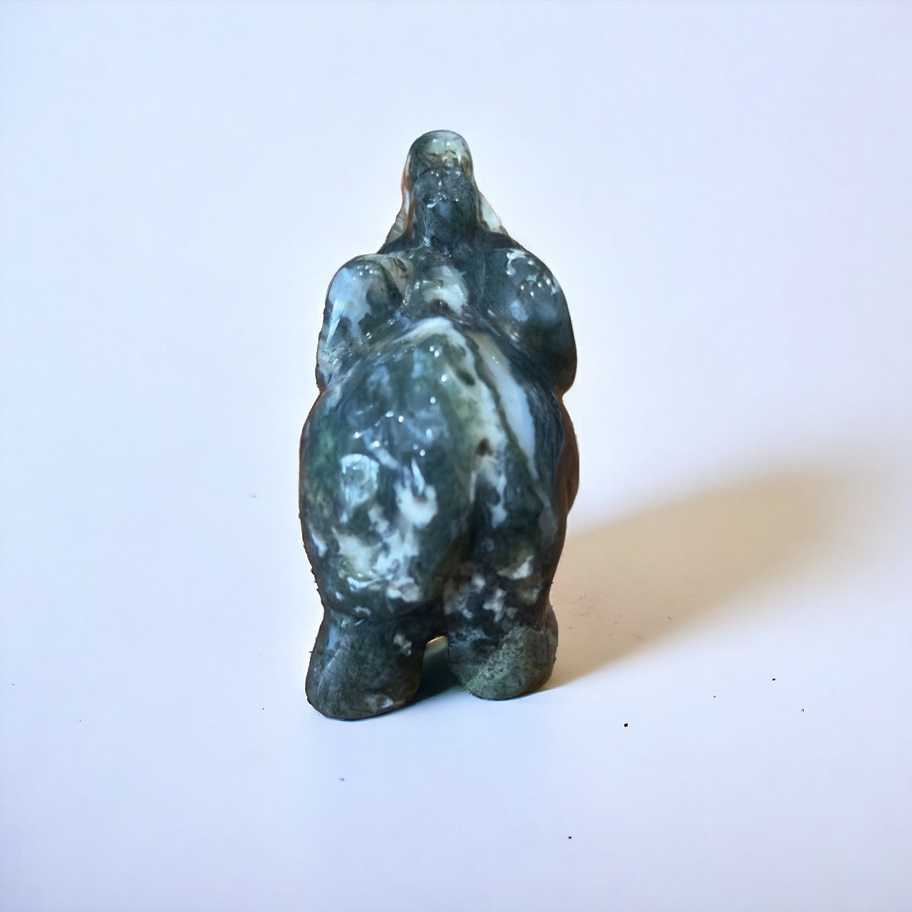 Moss Agate Elephant