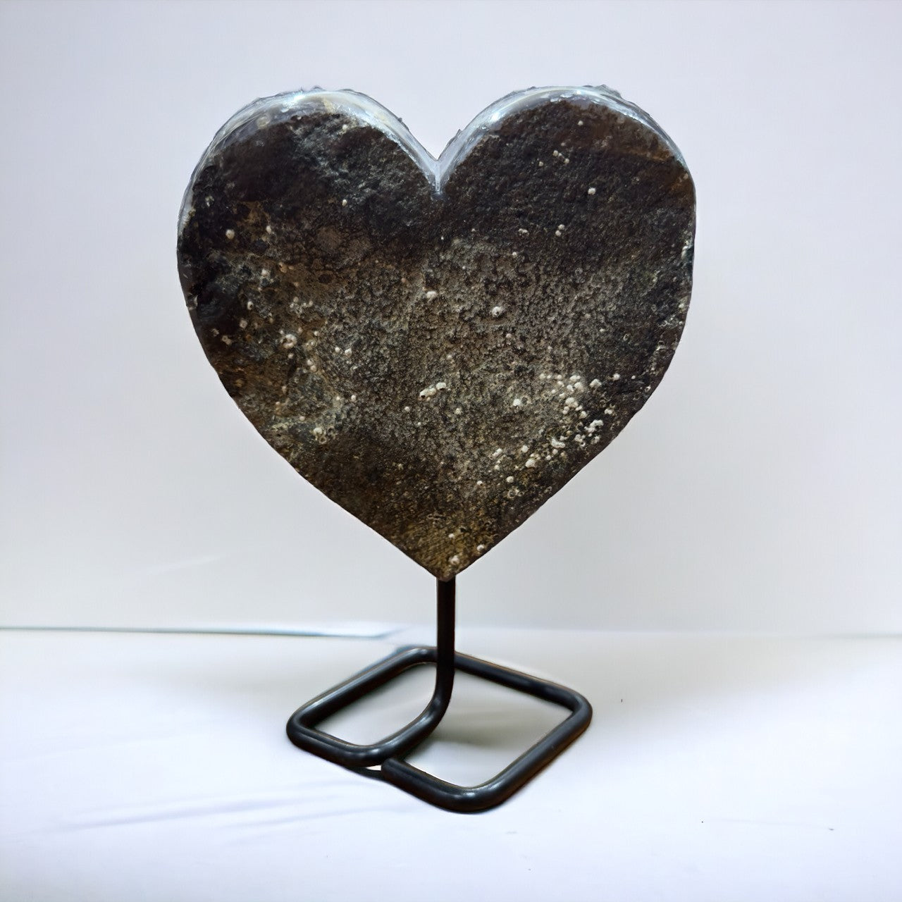 Amethyst Cluster Heart on Stand | 1.5kg
