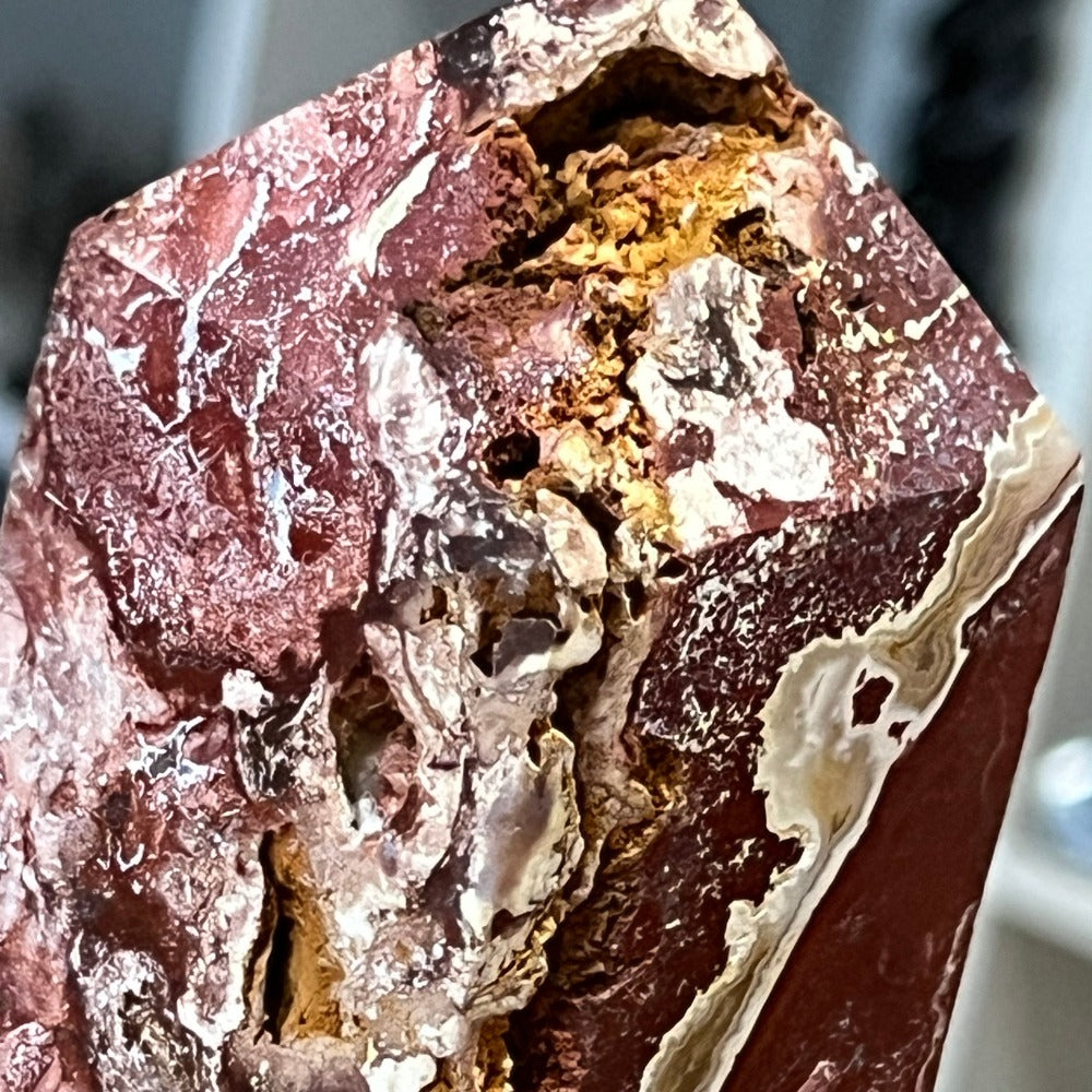 Crazy Lace Agate Tower