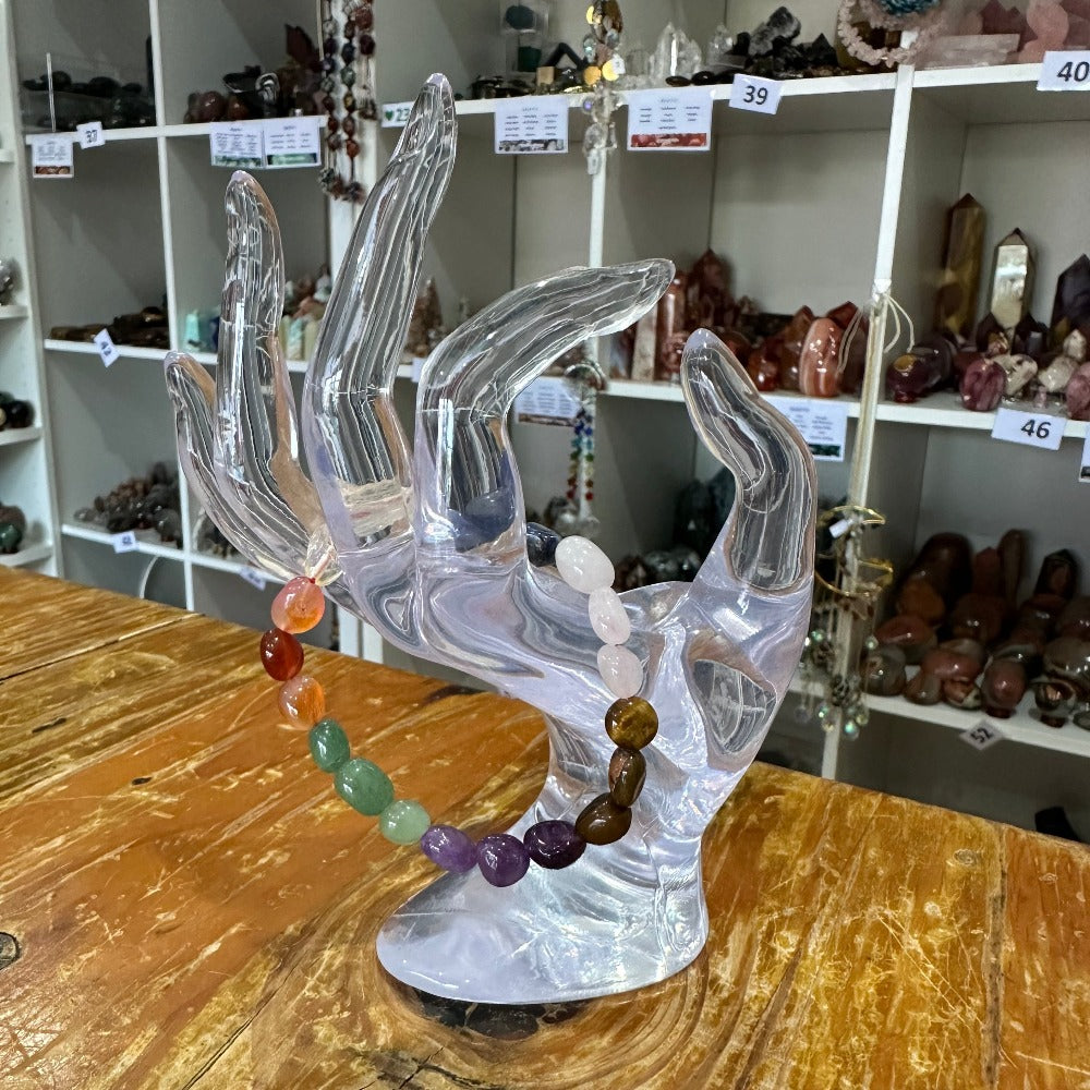 Chakra Pebble Bracelet