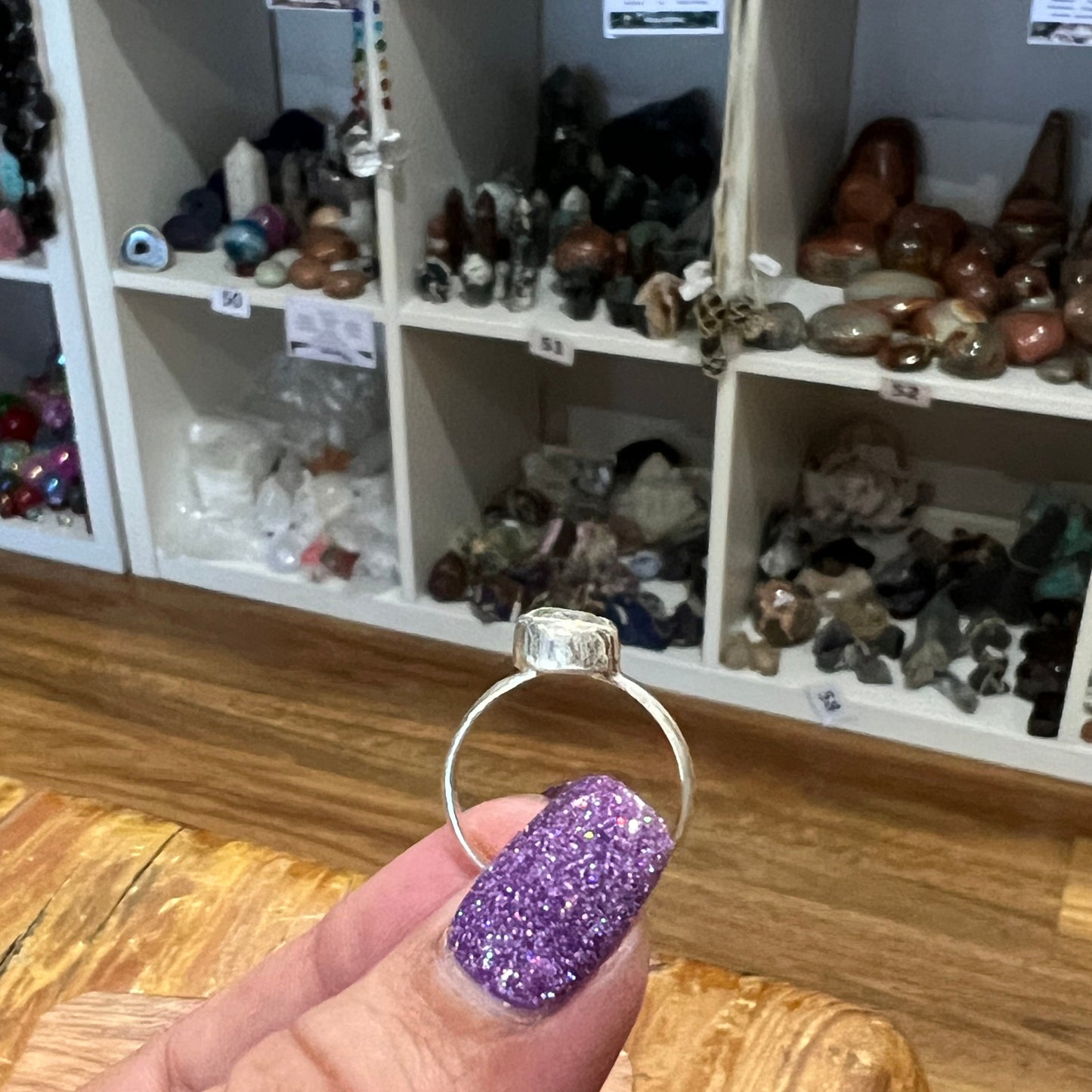 Clear Quartz Ring Size 7