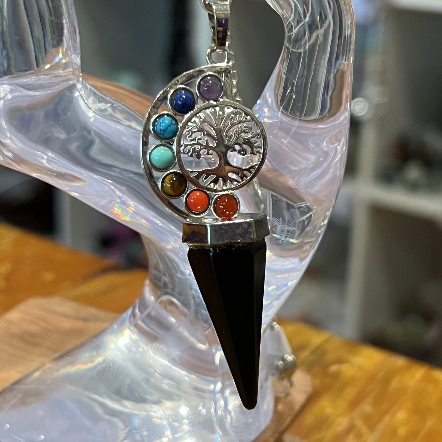 Black Obsidian Pendulum