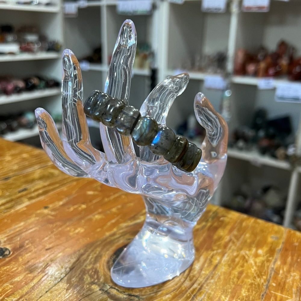 Labradorite Bracelet - Flat Bead