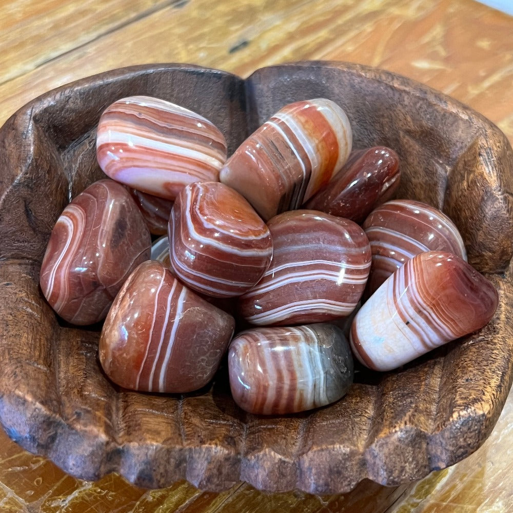 Tumbles | Banded Agate