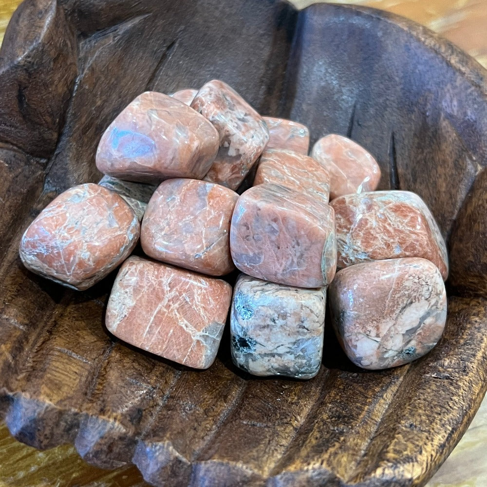 Tumbles | Peach Moonstone