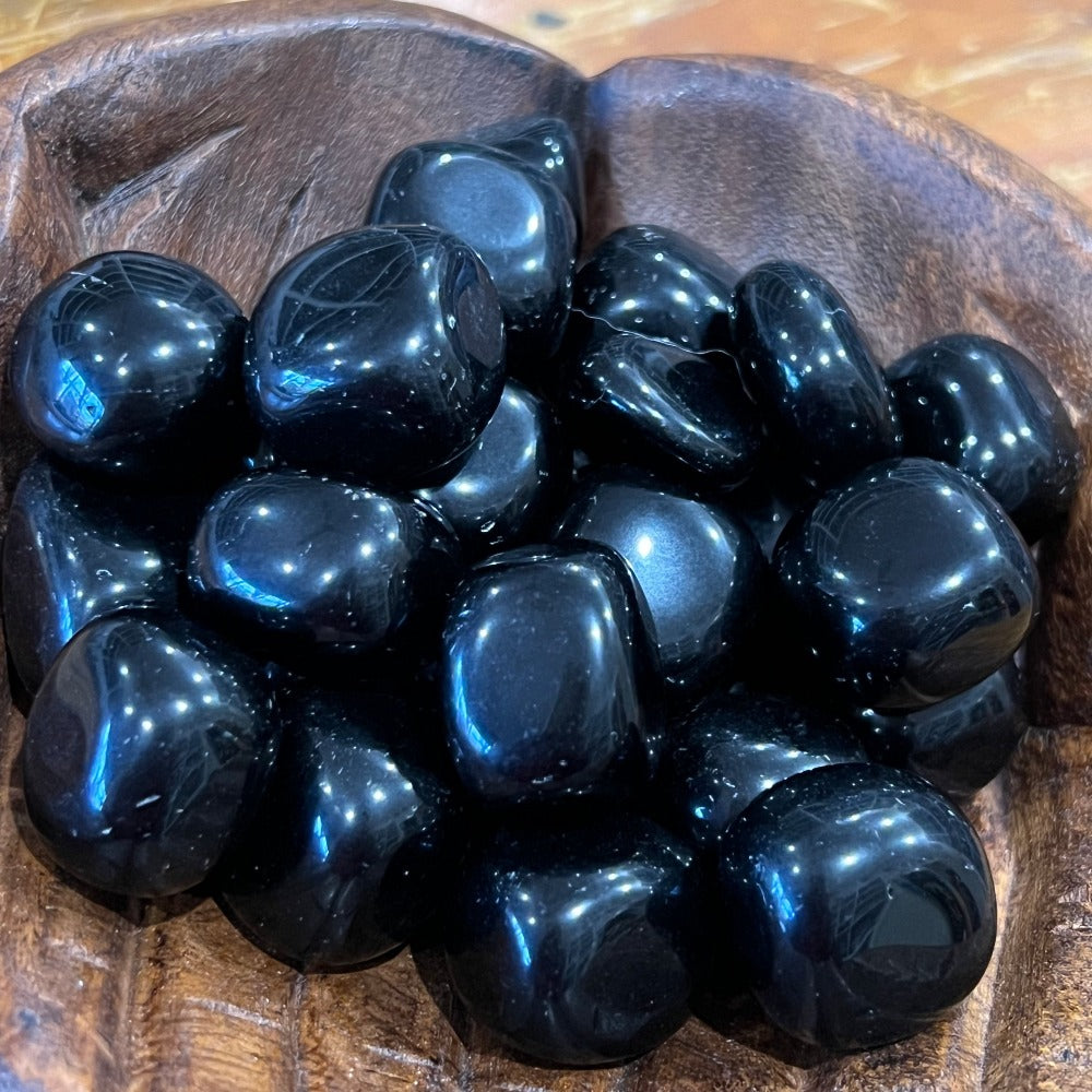 Tumbles | Black Obsidian