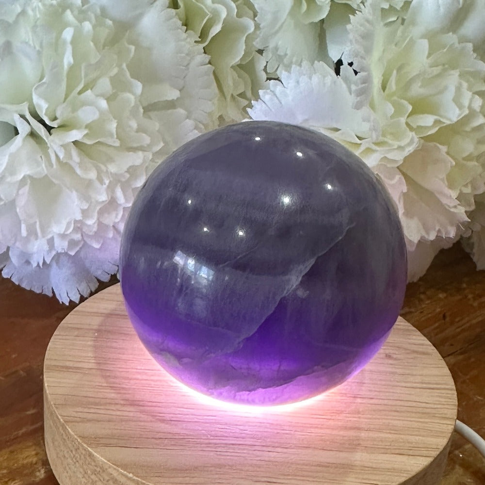 Purple Fluorite Sphere