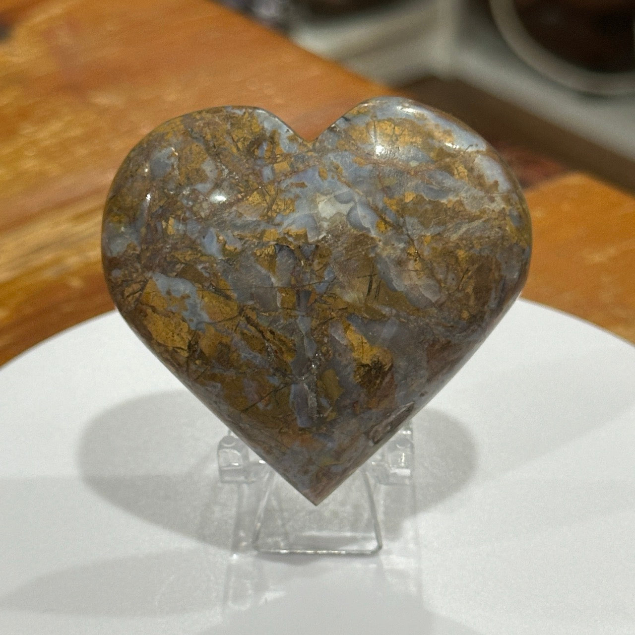 Agate & Jasper Heart