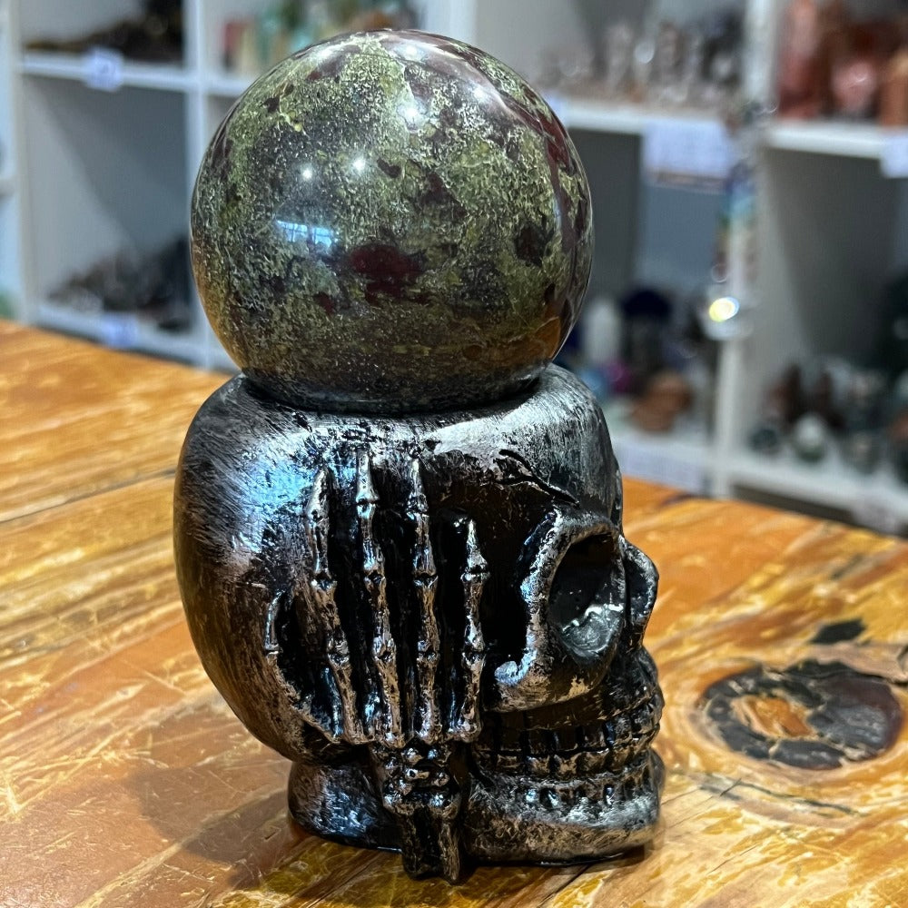 Skull See No, Hear No, Speak No Evil Sphere Base Set