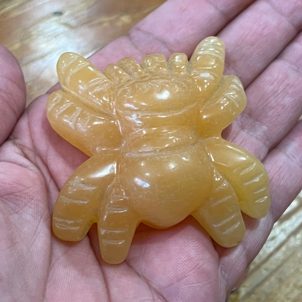 Orange Calcite Spider