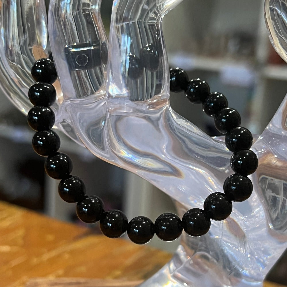 Black Obsidian Bracelet - 8mm