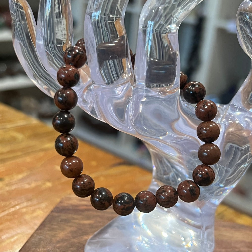 Mahogany Obsidian Bracelet - 8mm