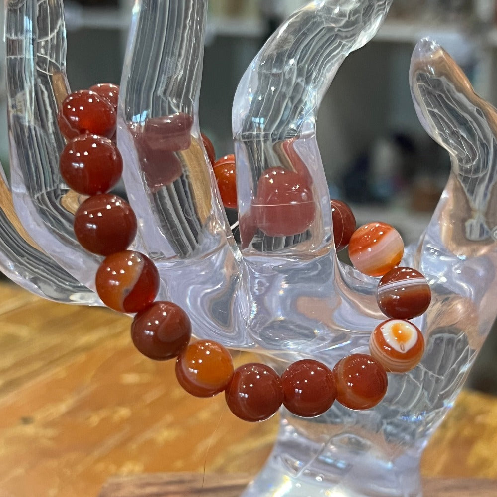 Carnelian Bracelet - 10mm