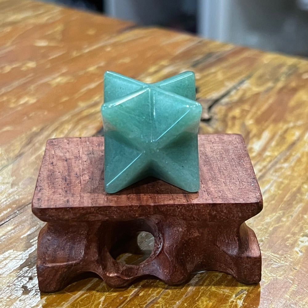 Green Aventurine Merkaba