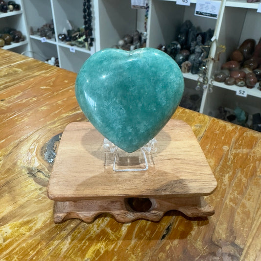 Amazonite Heart