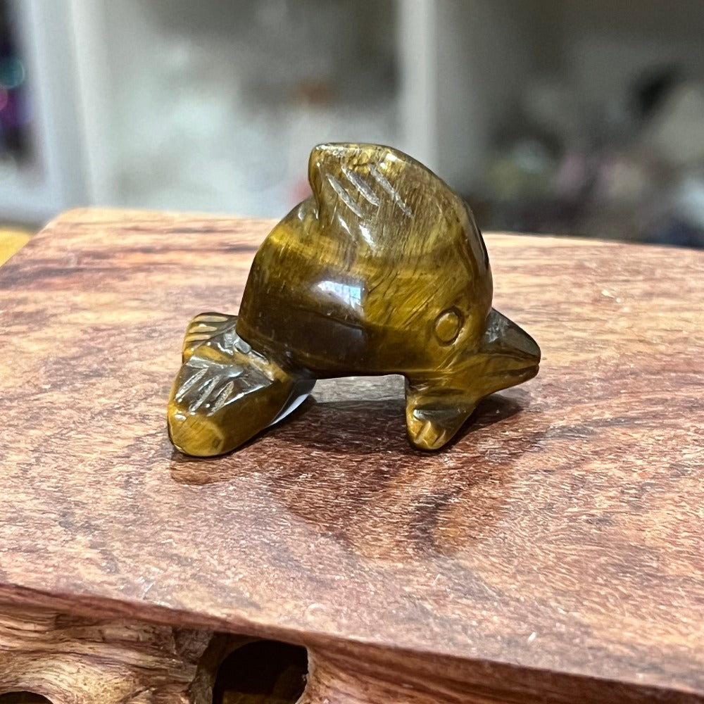 Tiger's Eye Dolphin - Small