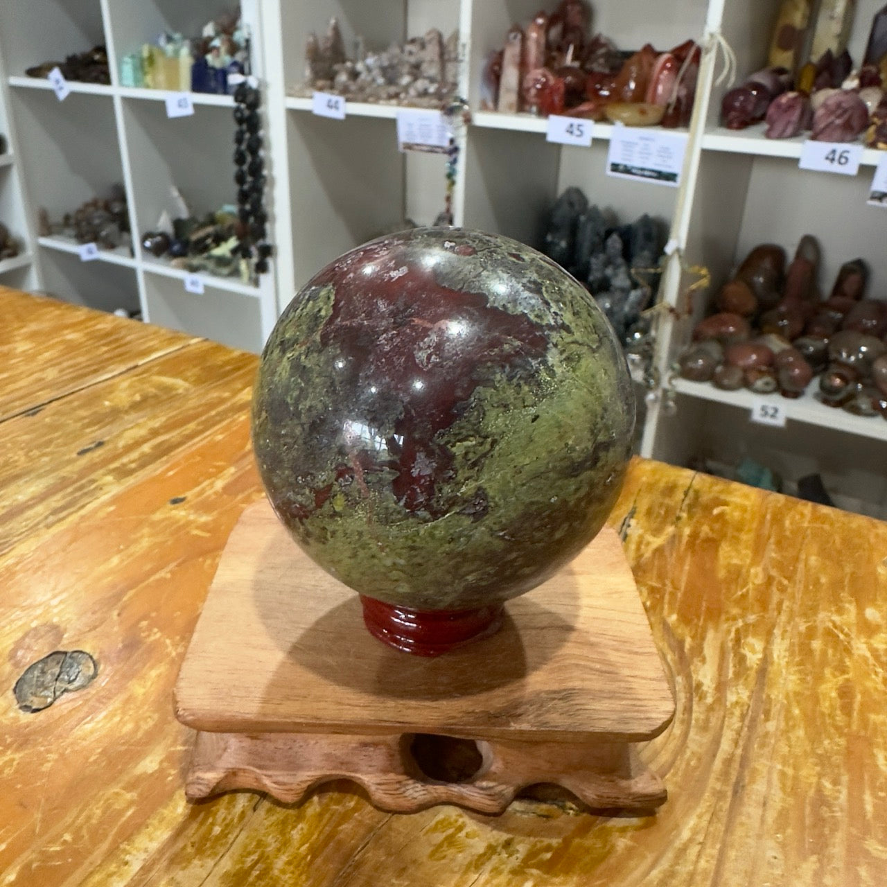 Dragon Blood Stone Sphere