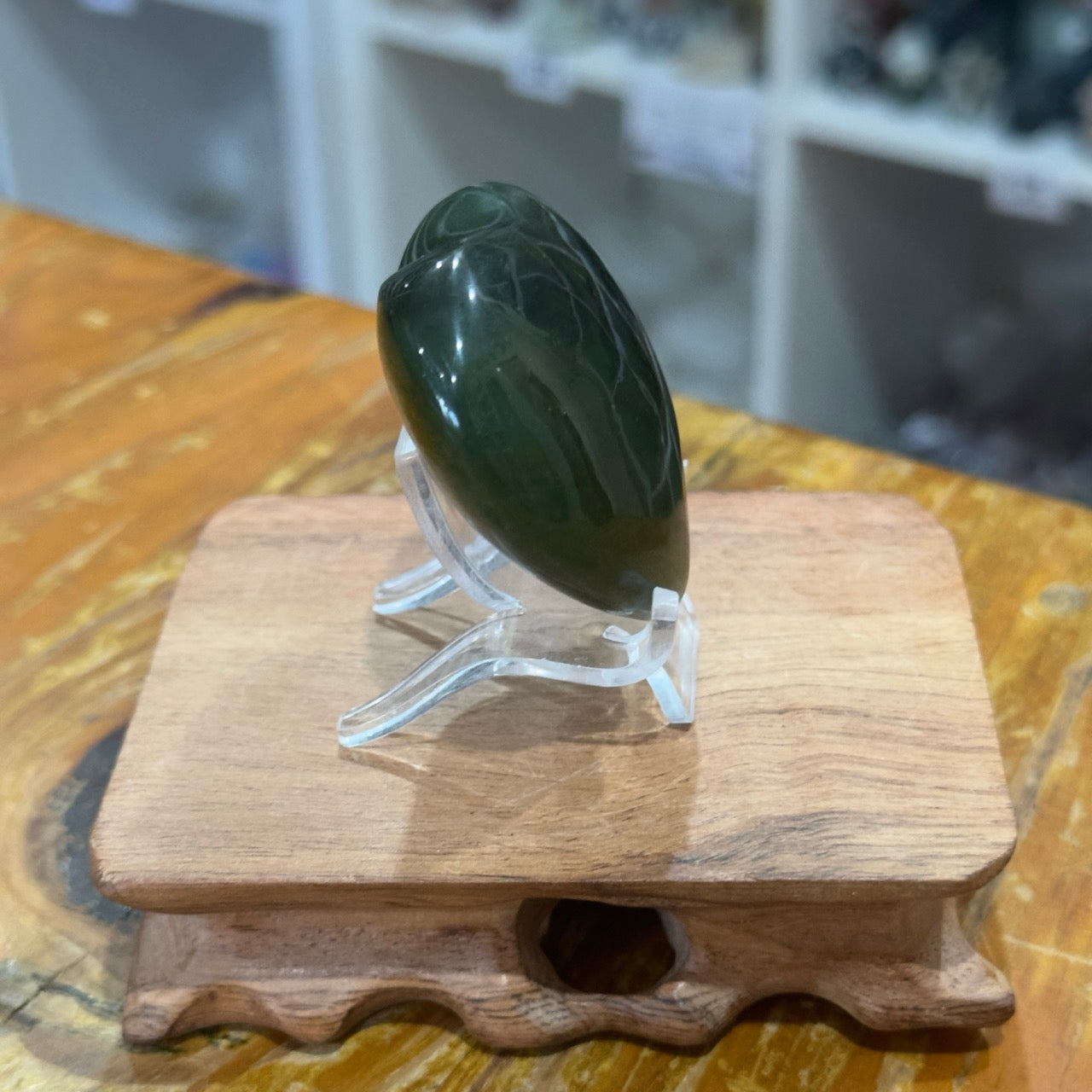 Nephrite Jade Heart