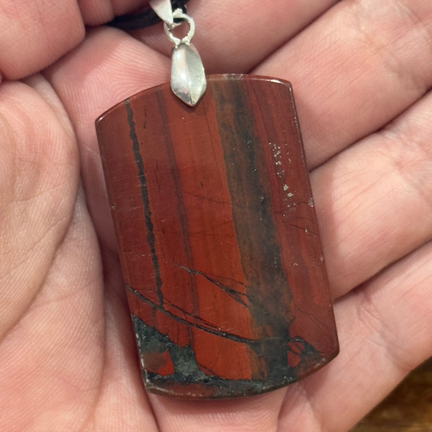 African Bloodstone Pendant