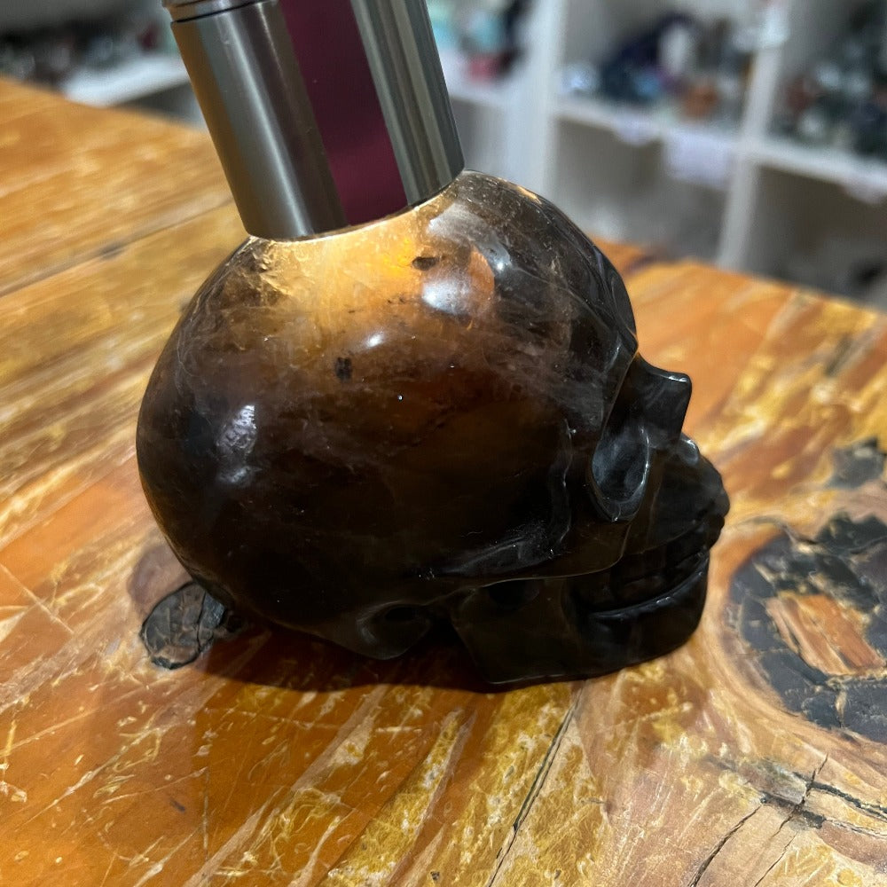 Smoky Quartz Skull | 490g