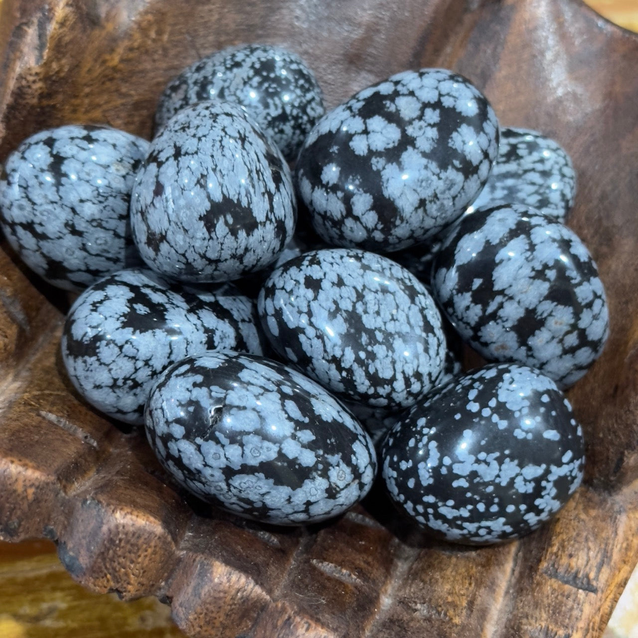 Tumbles | Snowflake Obsidian