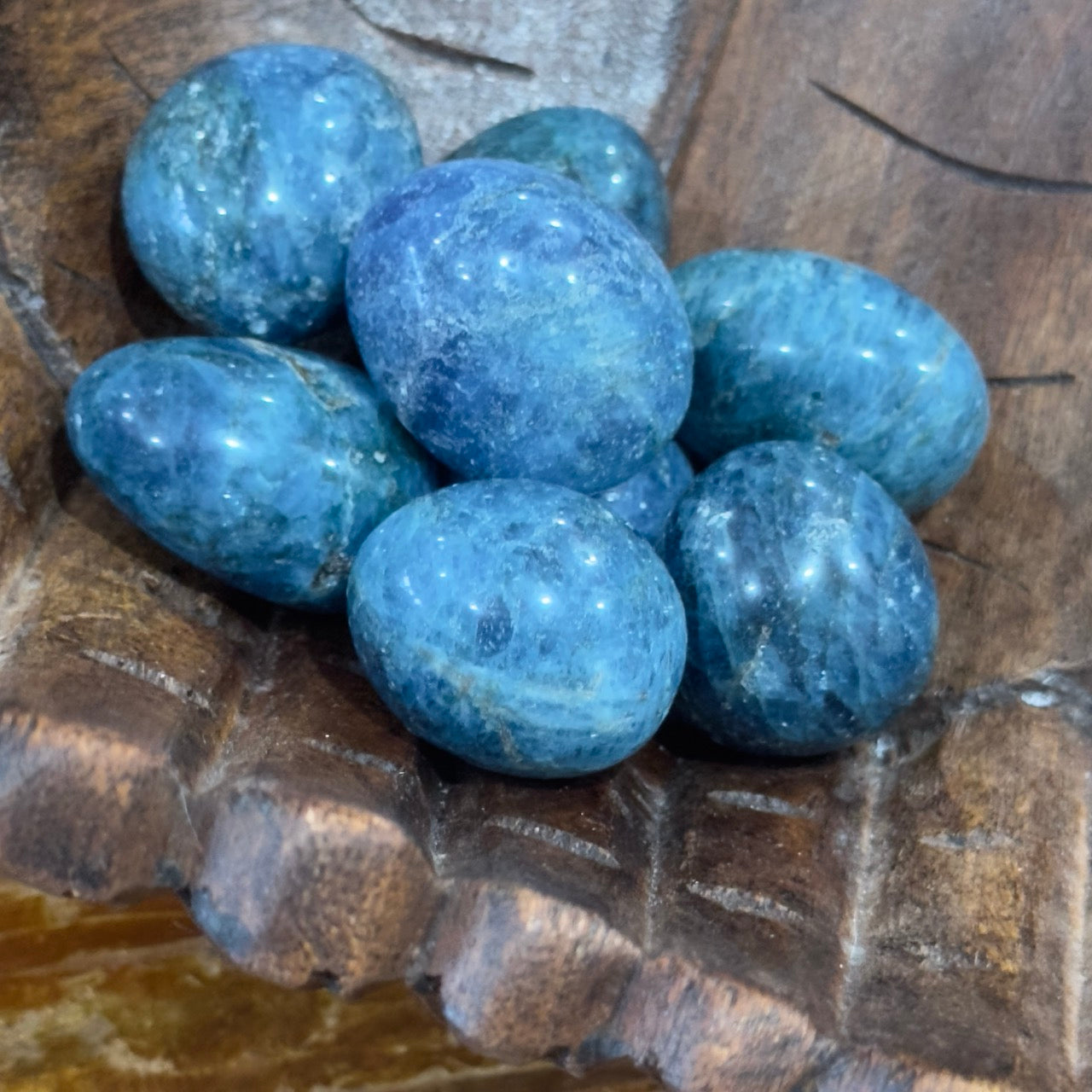 Tumbles | Blue Apatite