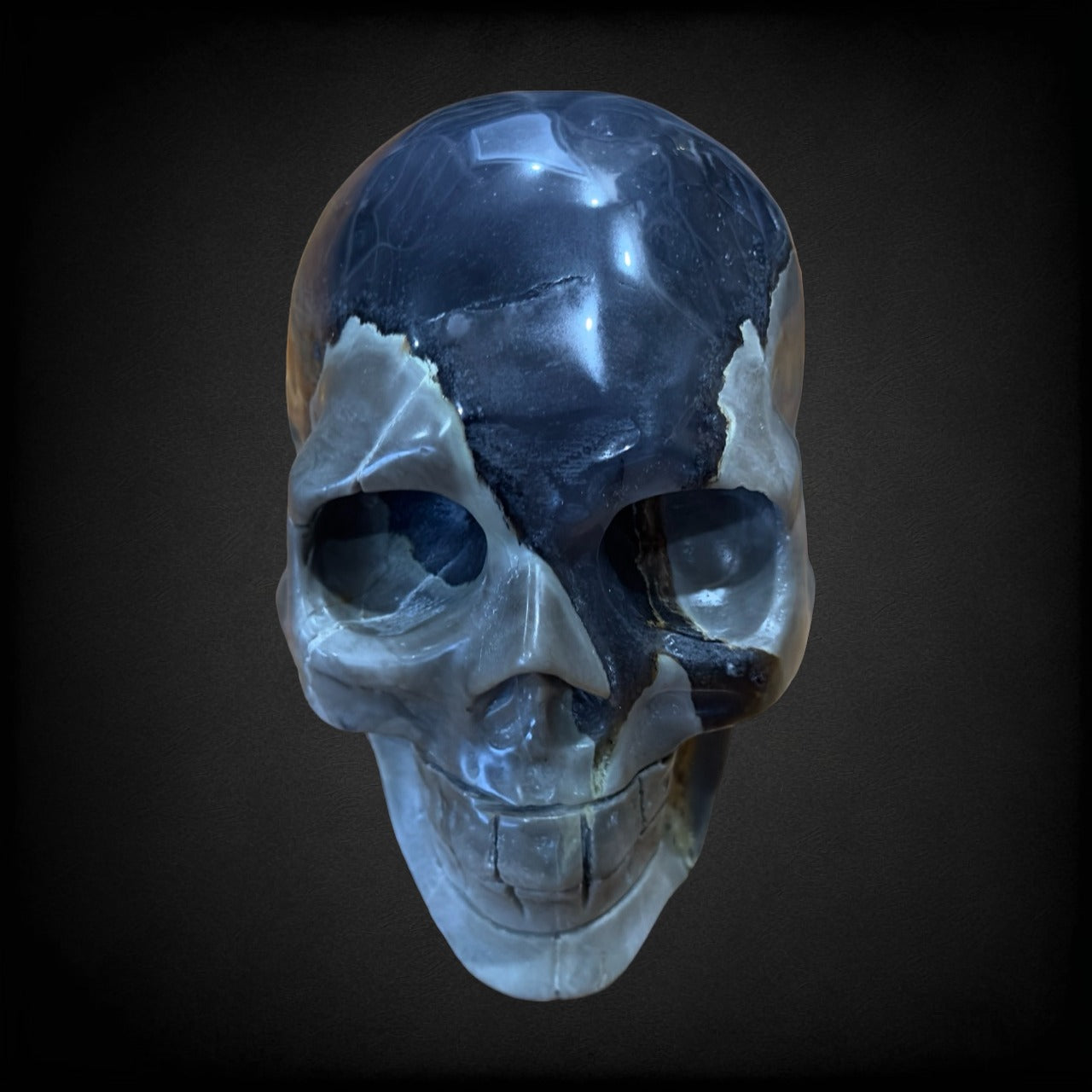 Volcanic Agate Skull | 1.09kg