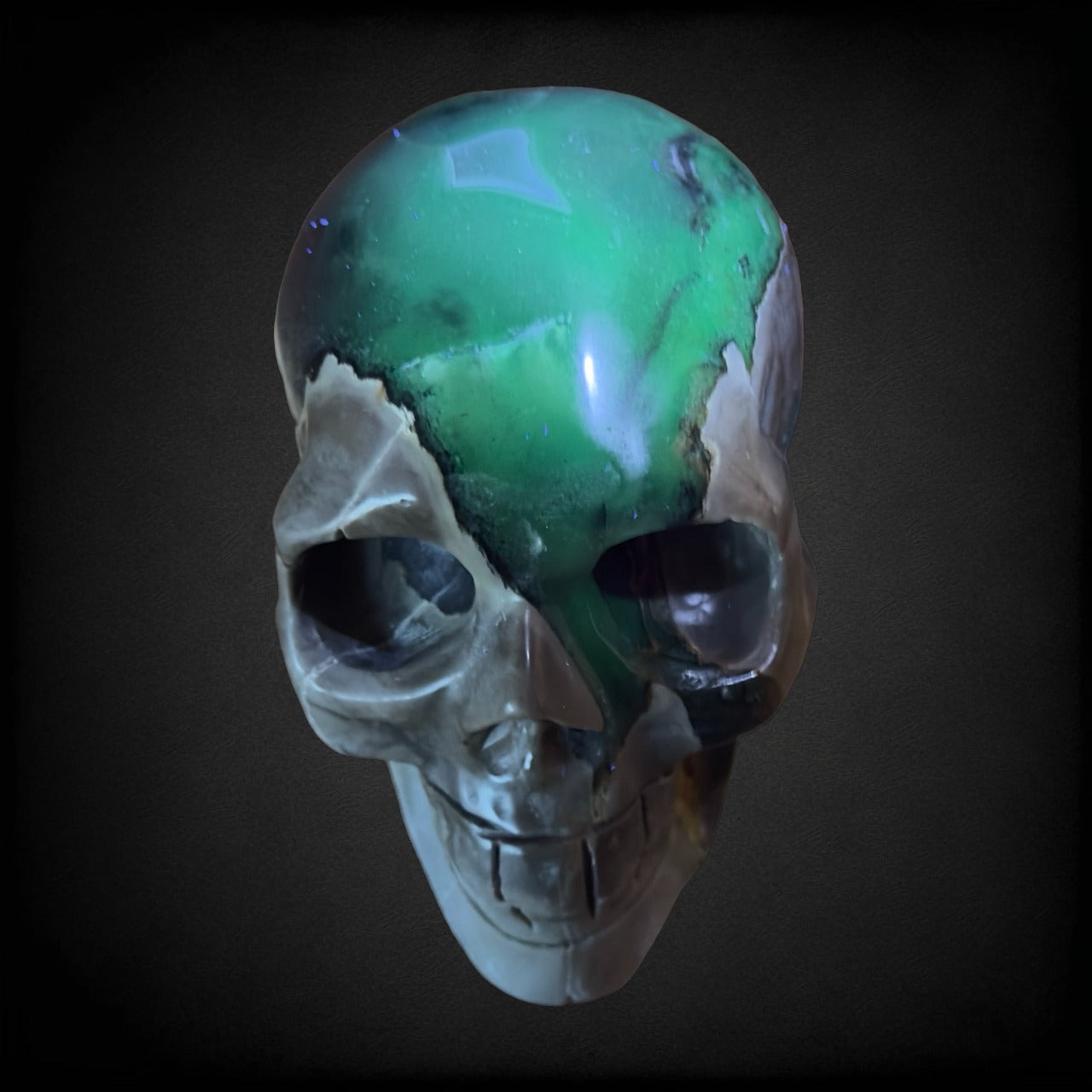 Volcanic Agate Skull | 1.09kg