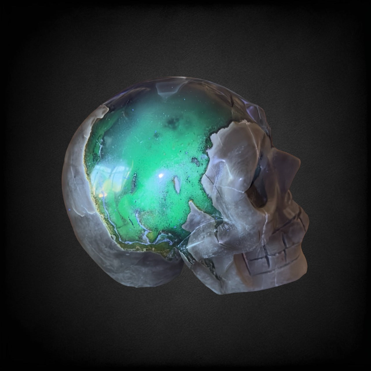 Volcanic Agate Skull | 1.09kg