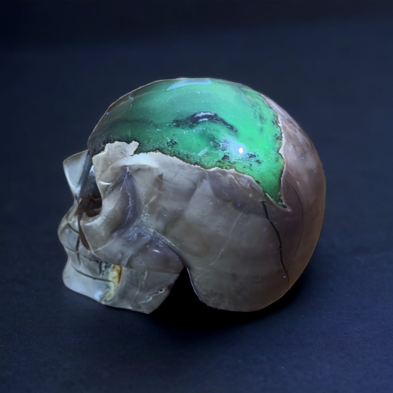 Volcanic Agate Skull | 1.09kg