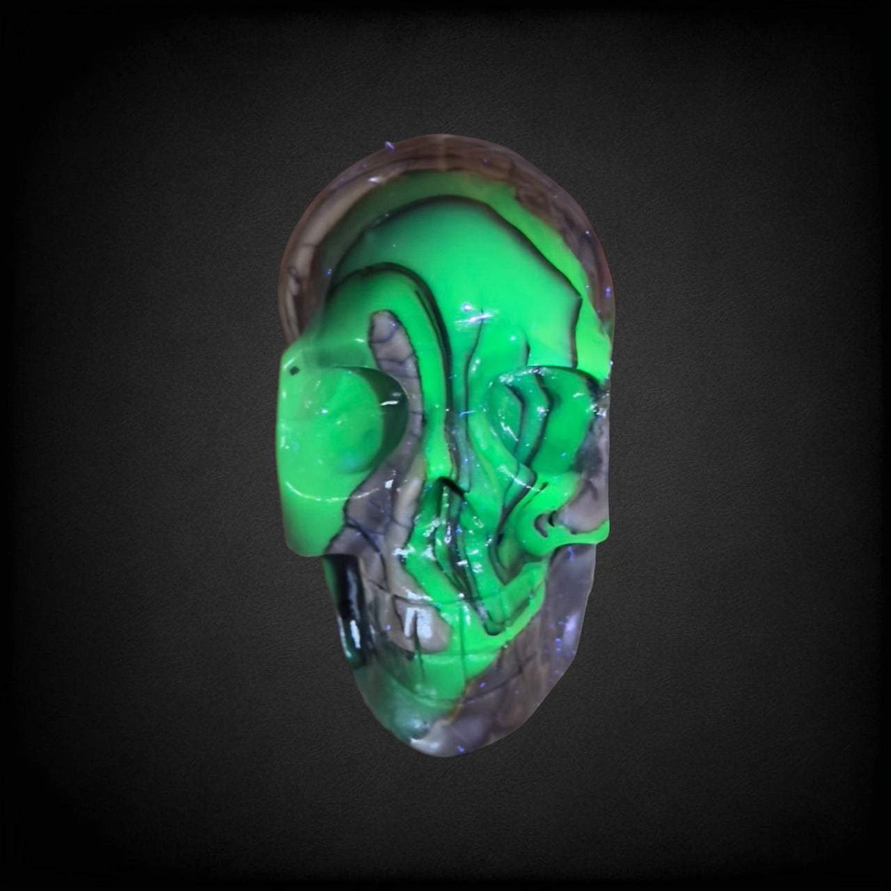 Volcanic Agate Skull | 597g