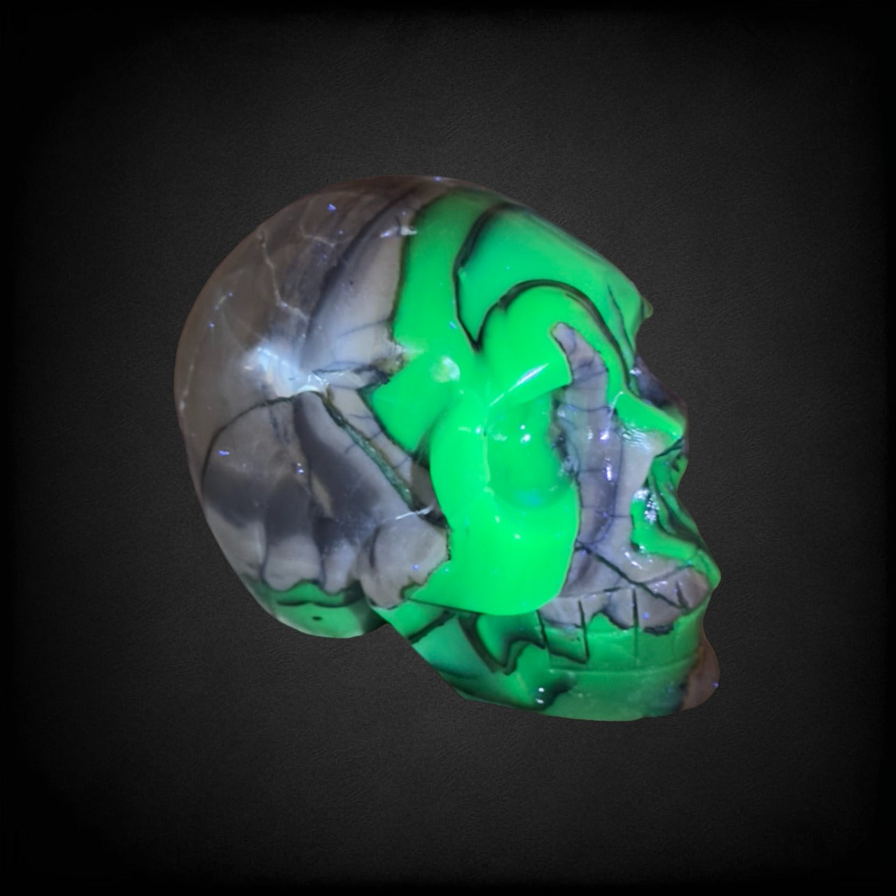 Volcanic Agate Skull | 597g