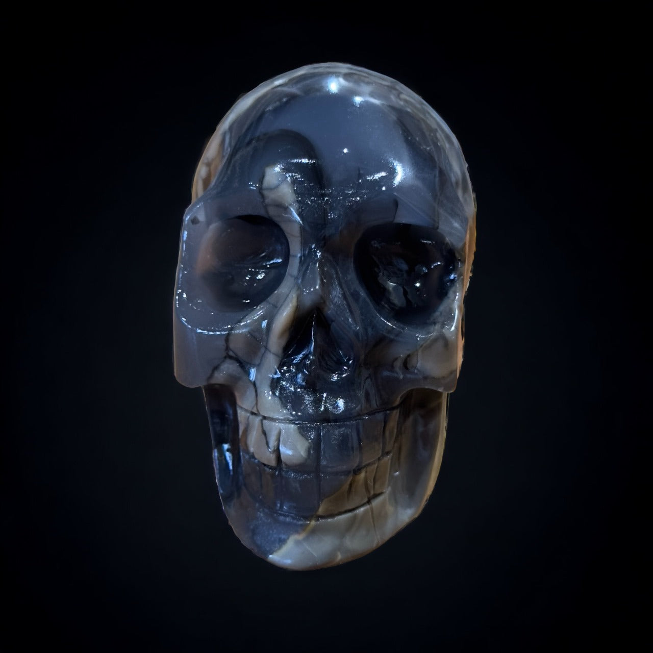 Volcanic Agate Skull | 597g