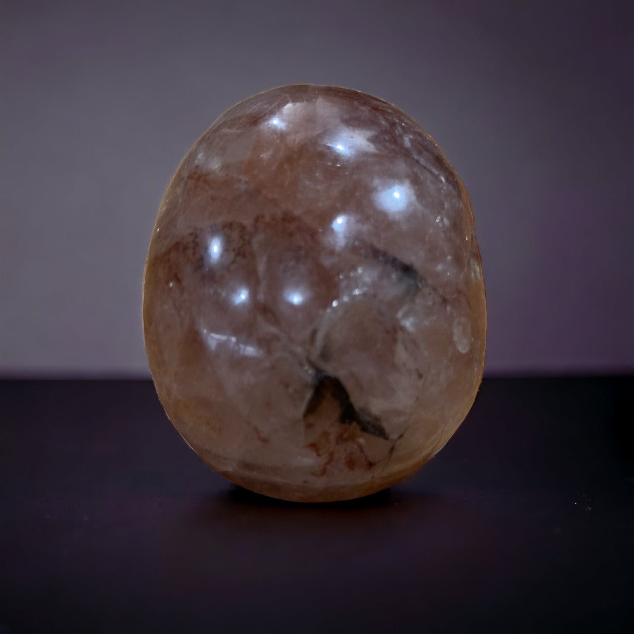 Fire Quartz Skull | 117g