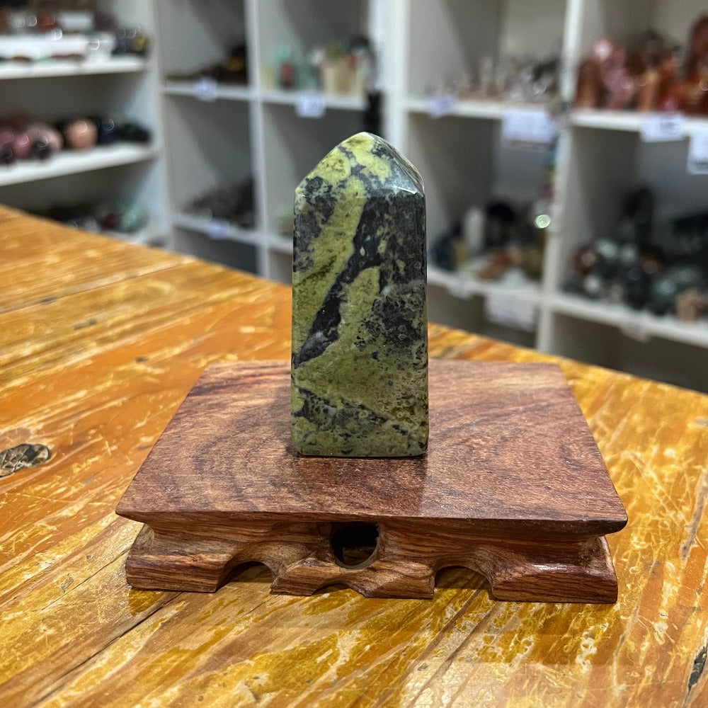 Black & Green Serpentine Tower