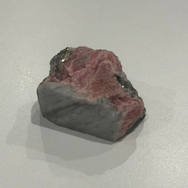 Rhodocrosite with Pyrite & Quartz Specimen | 80g