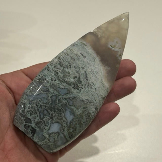 Moss Agate Teardrop | 178g