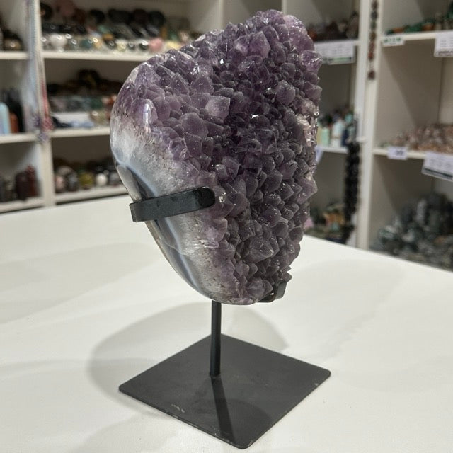Amethyst Cluster on stand  | 5.3kg