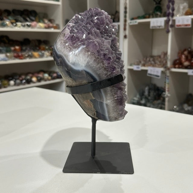 Amethyst Cluster on stand  | 5.3kg