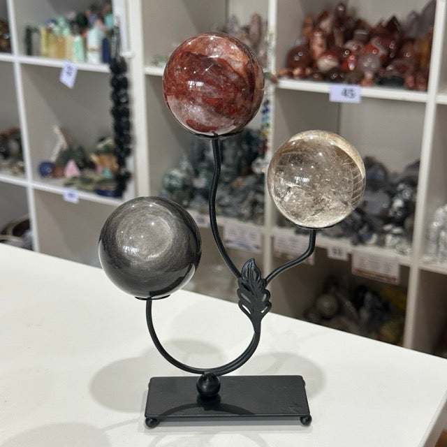 Sphere Stand - 3 Piece Holder