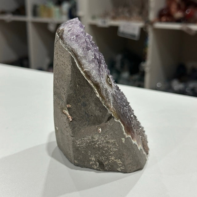 Rainbow Amethyst with Stalactite Eye | 774g