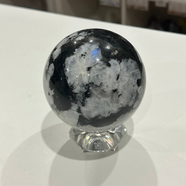 Rainbow Moonstone Sphere | 1.1kg