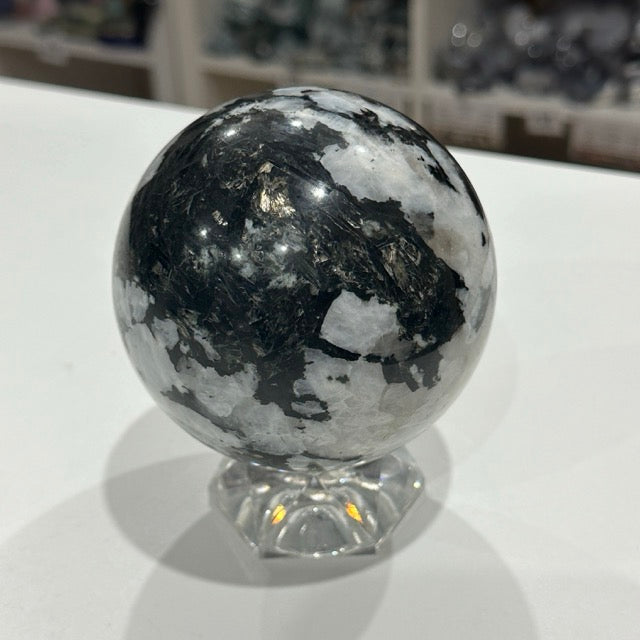 Rainbow Moonstone Sphere | 1.1kg