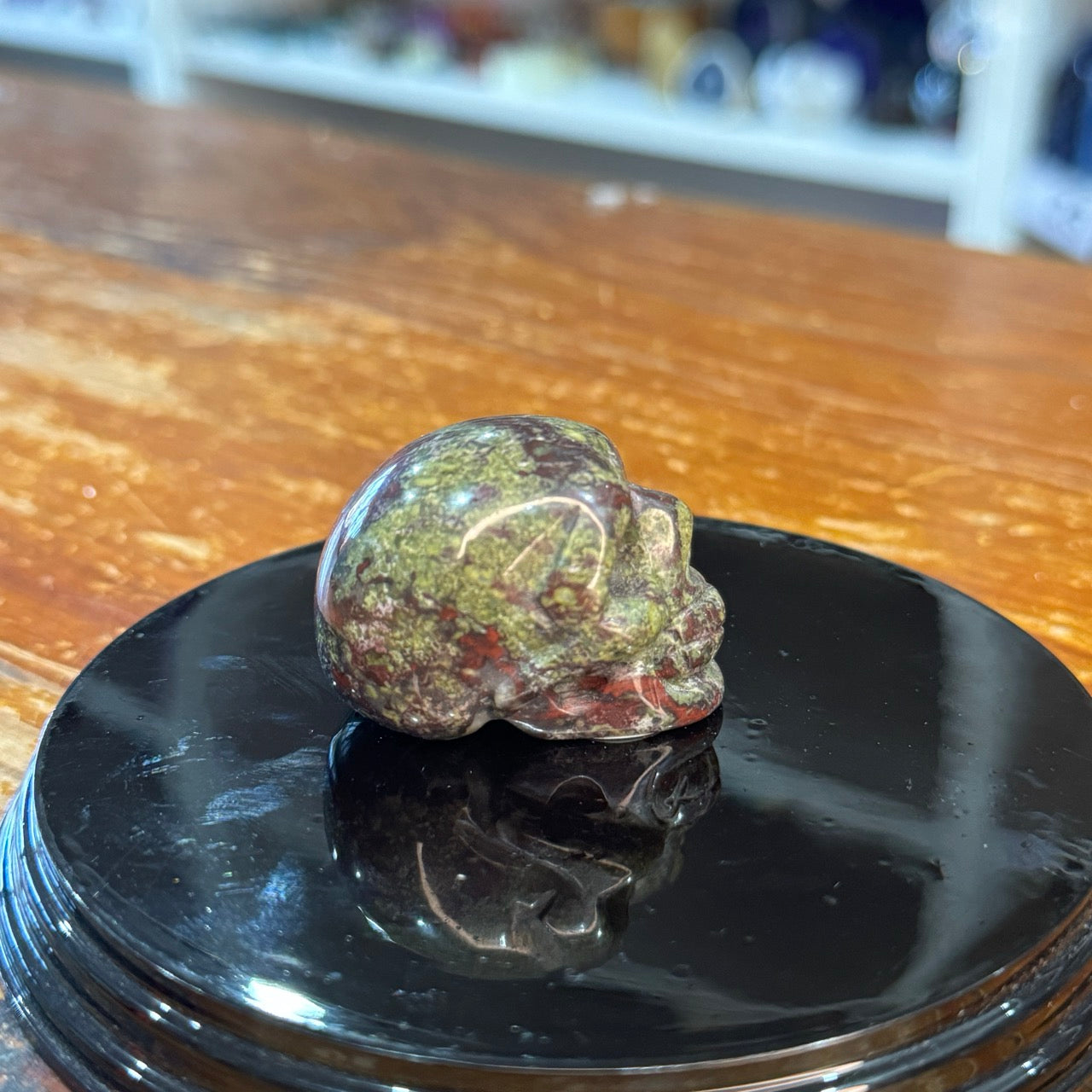 Dragon Blood Stone Skull | 46g