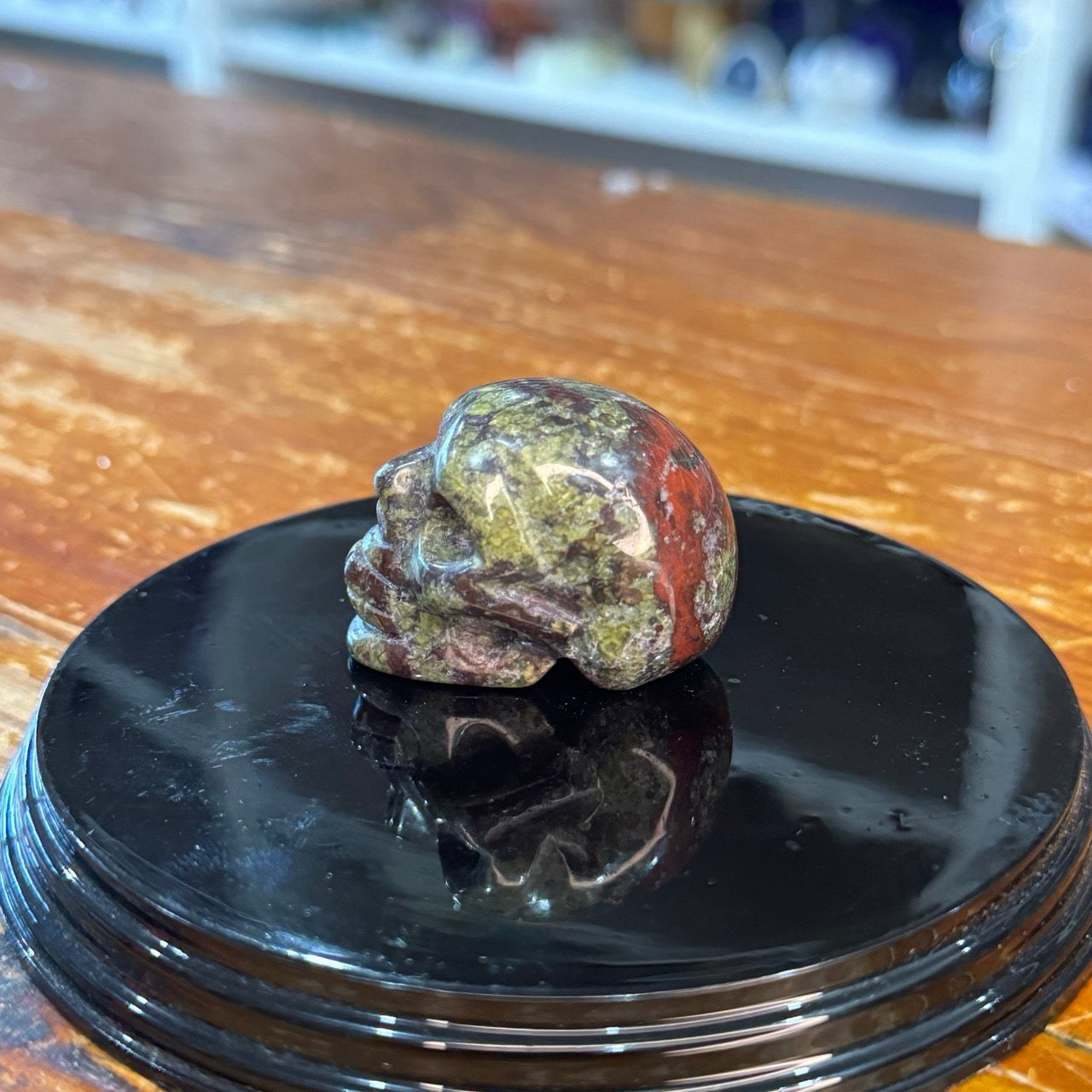 Dragon Blood Stone Skull | 46g